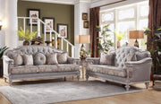 Amancio Antique White Living Room Set - Gate FurnitureLiving Room Set