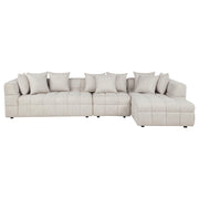 Amara 3-Piece Upholstered Sectional Sofa - 551911-SETA