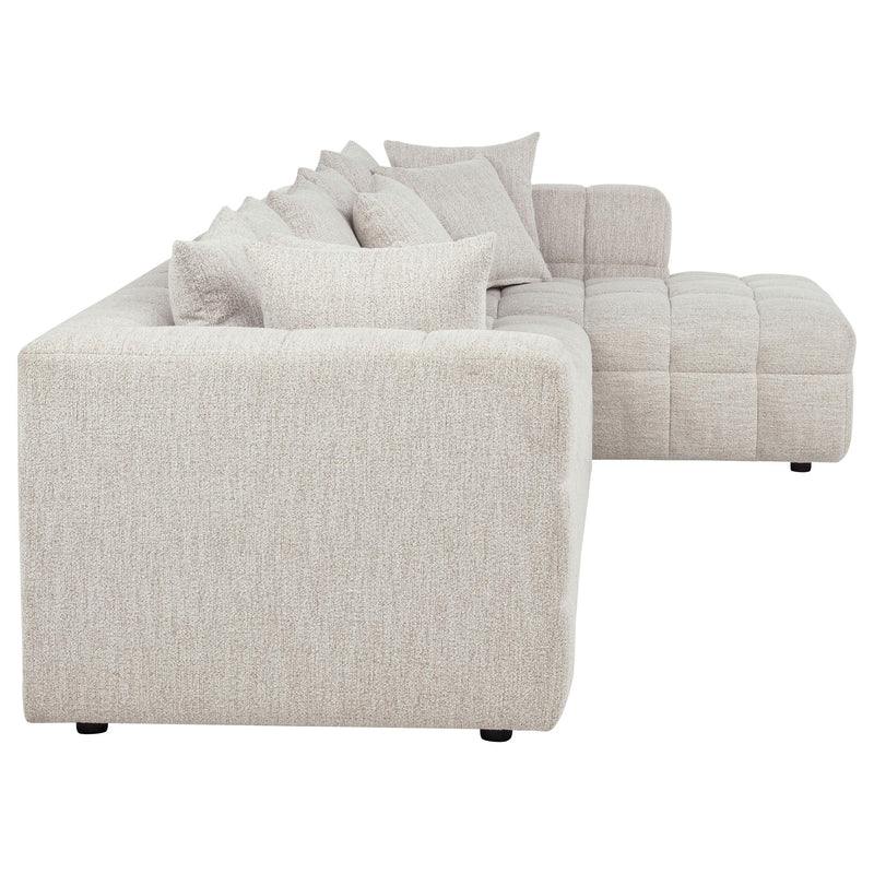 Amara 3-Piece Upholstered Sectional Sofa - 551911-SETA