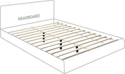 Amara Velvet Upholstered Queen Bed in Brown - AmaraBrown-Q