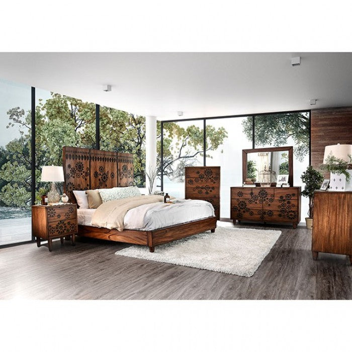 Amarantha Dark Oak Mirror - CM7362M