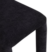 Amari Chenille Fabric Upholstered Dining Chair in Black, Set of 2 - 11061Black-C