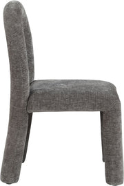 Amari Chenille Fabric Upholstered Dining Chair in Grey, Set of 2 - 11061Grey-C