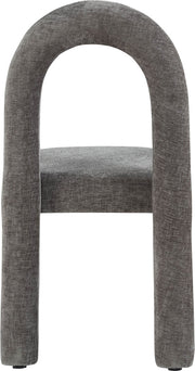 Amari Chenille Fabric Upholstered Dining Chair in Grey, Set of 2 - 11061Grey-C