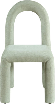 Amari Chenille Fabric Upholstered Dining Chair in Mint, Set of 2 - 11061Mint-C