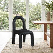 Amari Vegan Leather Upholstered Dining Chair in Black, Set of 2 - 11063Black-C