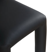 Amari Vegan Leather Upholstered Dining Chair in Black, Set of 2 - 11063Black-C