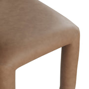 Amari Vegan Leather Upholstered Dining Chair in Brown, Set of 2 - 11063Brown-C