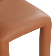 Amari Vegan Leather Upholstered Dining Chair in Cognac, Set of 2 - 11063Cognac-C