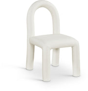 Amari Vegan Leather Upholstered Dining Chair in Cream, Set of 2 - 11063Cream-C