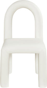 Amari Vegan Leather Upholstered Dining Chair in Cream, Set of 2 - 11063Cream-C