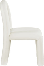Amari Vegan Leather Upholstered Dining Chair in Cream, Set of 2 - 11063Cream-C