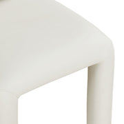 Amari Vegan Leather Upholstered Dining Chair in Cream, Set of 2 - 11063Cream-C
