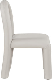 Amari Vegan Leather Upholstered Dining Chair in Taupe, Set of 2 - 11063Taupe-C