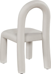 Amari Vegan Leather Upholstered Dining Chair in Taupe, Set of 2 - 11063Taupe-C