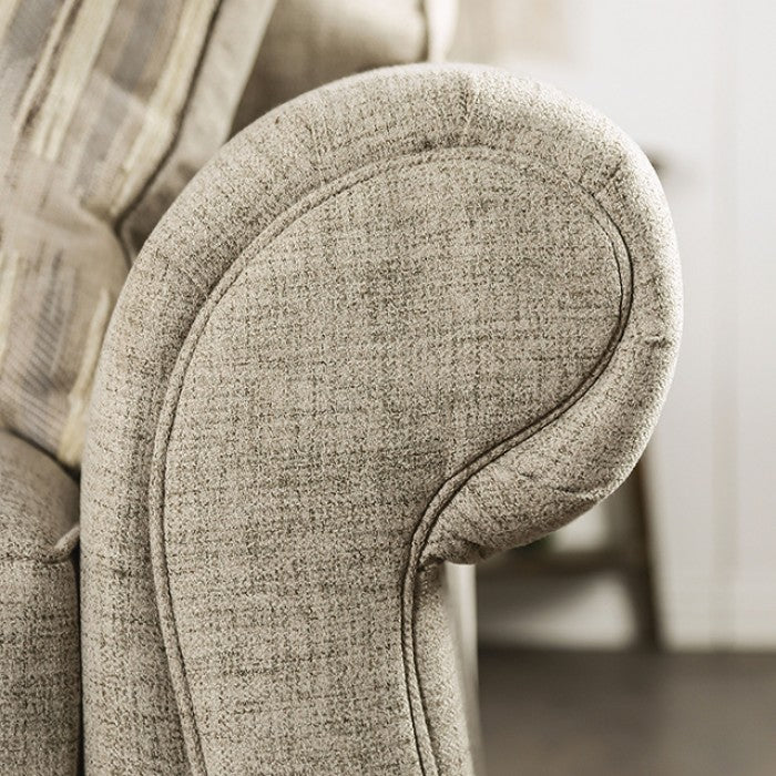Amaya Cream Loveseat - SM5411-LV
