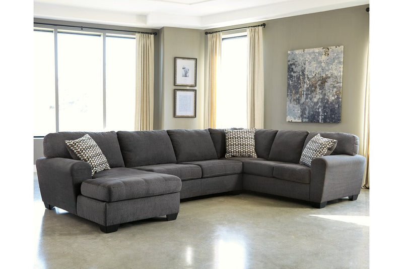Ambee Slate 3 - Piece LAF Chaise Sectional - Gate FurnitureSectional