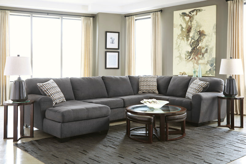 Ambee Slate 3 - Piece LAF Chaise Sectional - Gate FurnitureSectional