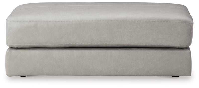 Amiata 2-Piece Sectional with Ottoman in Glacier - PKG015523