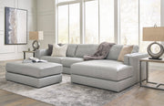 Amiata Glacier Leather 2 - Piece RAF Sectional - Gate FurnitureSectional