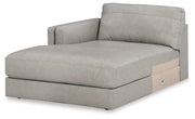 Amiata Glacier Left-Arm Facing Corner Chaise - 5740416