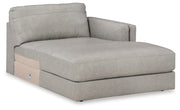Amiata Glacier Right-Arm Facing Corner Chaise - 5740417
