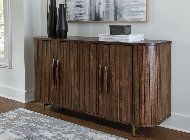 Amickly Dark Brown Accent Cabinet - A4000571