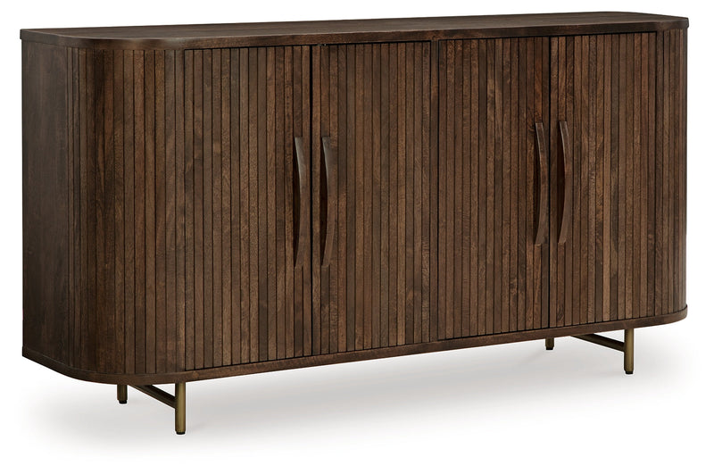 Amickly Dark Brown Accent Cabinet - A4000571