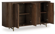 Amickly Dark Brown Accent Cabinet - A4000571