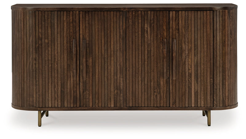 Amickly Dark Brown Accent Cabinet - A4000571