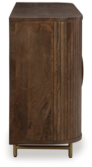 Amickly Dark Brown Accent Cabinet - A4000571