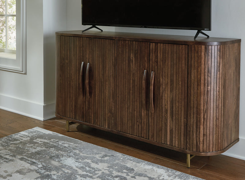 Amickly Dark Brown Accent Cabinet - A4000571