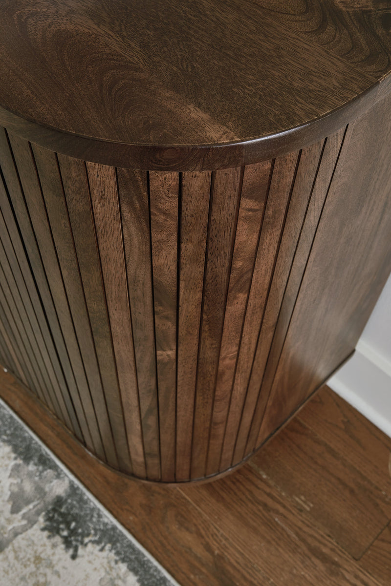 Amickly Dark Brown Accent Cabinet - A4000571