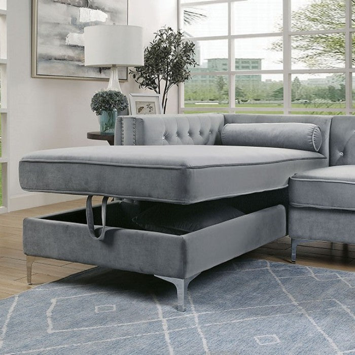 Amie Gray Sectional - CM6652GY-SECT