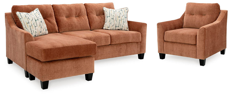 Amity Bay Clay Sofa Chaise and Chair - 67204U3