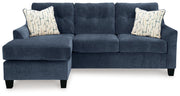 Amity Bay Sofa Chaise, Chair, and Ottoman in Ink - Gate FurnitureSectional