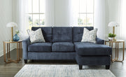 Amity Bay Sofa Chaise, Chair, and Ottoman in Ink - Gate FurnitureSectional
