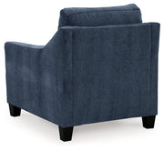 Amity Bay Sofa Chaise, Chair, and Ottoman in Ink - Gate FurnitureSectional