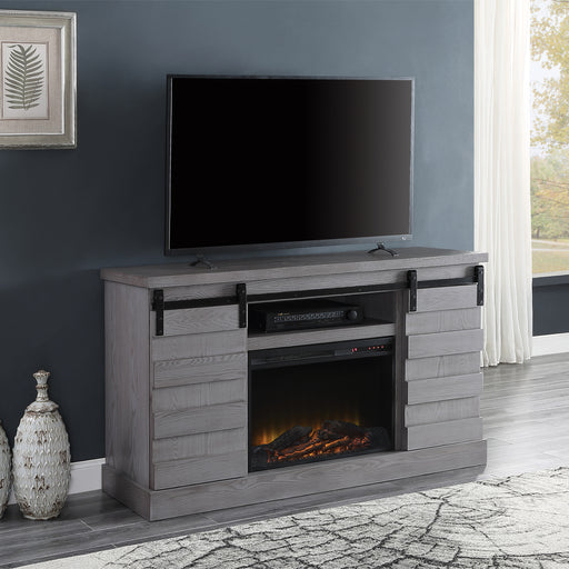 Amrita Tv Stand W/Fireplace - 91616