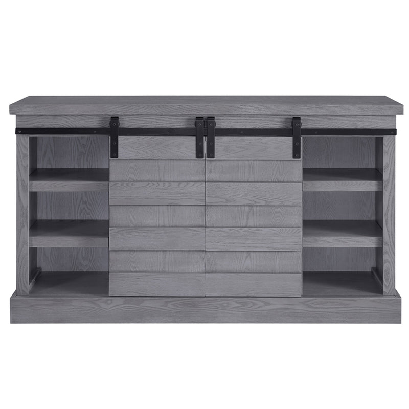 Amrita Tv Stand W/Fireplace - 91616