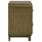 Amsbury 2-drawer Nightstand Bedside Table Nutmeg - 224272