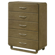 Amsbury 5-drawer Chest of Drawers Nutmeg - 224275