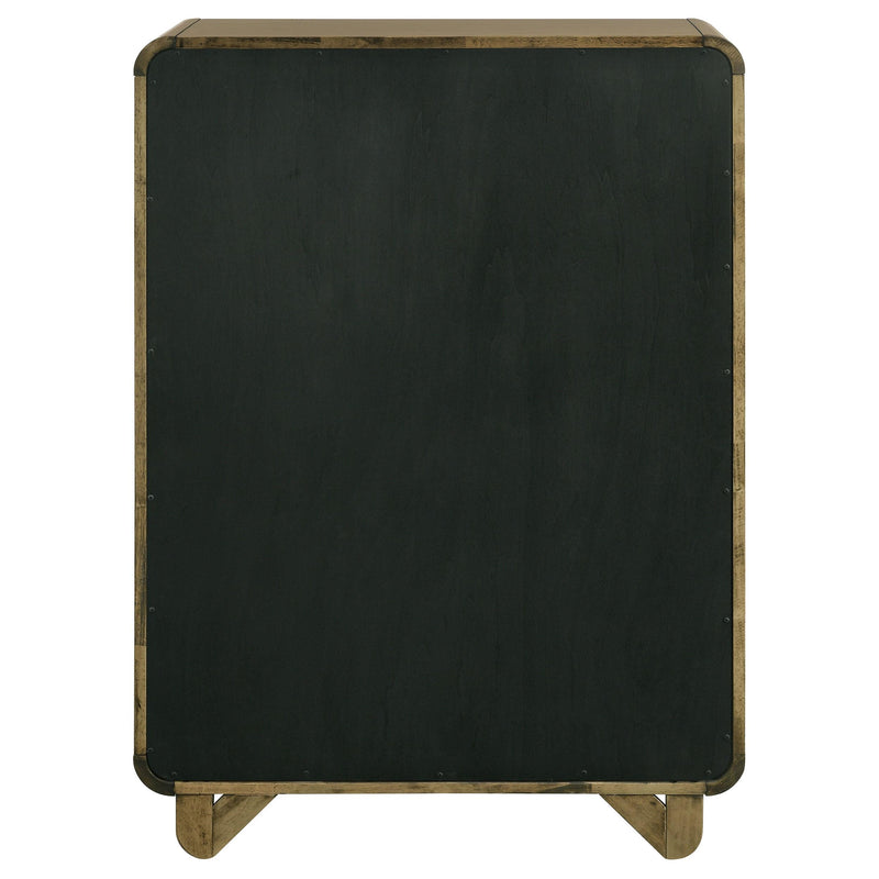 Amsbury 5-drawer Chest of Drawers Nutmeg - 224275