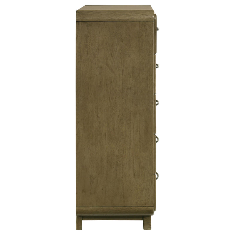 Amsbury 5-drawer Chest of Drawers Nutmeg - 224275