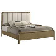 Amsbury 59-inch Upholstered Queen Bed Nutmeg - 224271Q