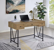 Analiese 47-inch 3-drawer Writing Desk Mango - 802001