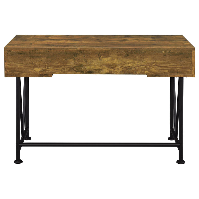 Analiese 47-inch 3-drawer Writing Desk Rustic Nutmeg - 801541