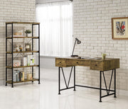 Analiese 47-inch 3-drawer Writing Desk Rustic Nutmeg - 801541