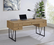 Analiese 63-inch 4-drawer Writing Desk Mango - 801851