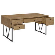 Analiese 63-inch 4-drawer Writing Desk Mango - 801851